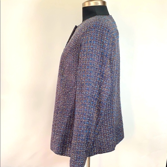 Linea Domani Vintage Tweed Button Up Jacket & Pencil Skirt Set Women’s Size 16 - Picture 7 of 12
